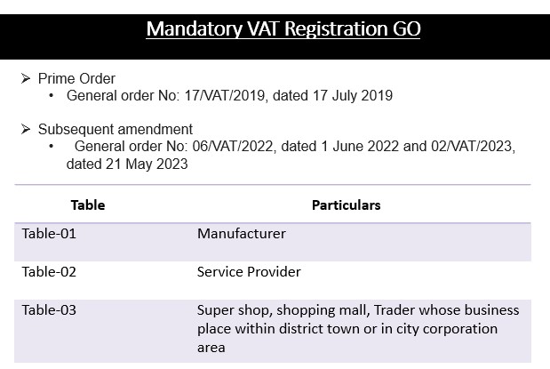 Mandatory VAT Registration